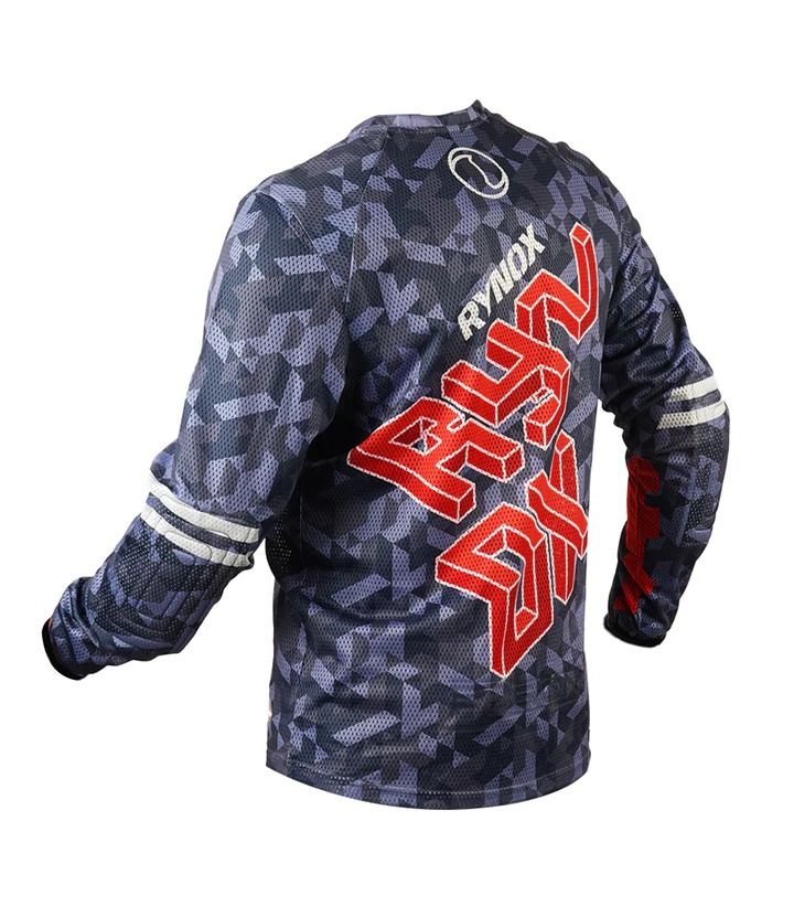 Rynox FUSION NEO OFFROAD JERSEY Grey Red